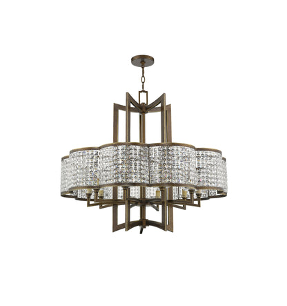 Grammercy Chandelier, Hand-Painted Palatial BronzeBy Livex Lighting Inc.
