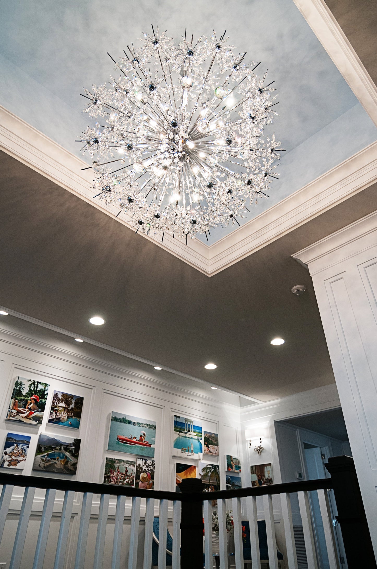 Starfire Single Tier Chandelier - Polished Chrome, 40By Maxim Lighting International