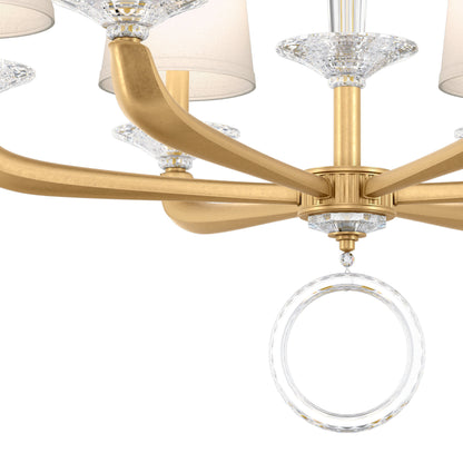 Schonbek Ma1006N-22O 6 Light Crystal Chandelier, Heirloom GoldBy Schonbek