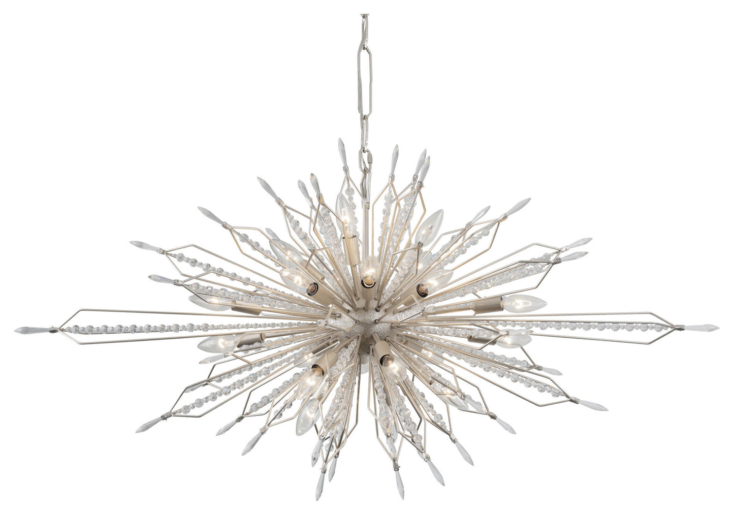 Varaluz 311N20 Orbital 20 Light 48"W Crystal Sputnik Chandelier - Gold DustBy Varaluz