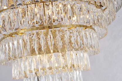 30-Light D36'' Gold Eight Tier ChandelierBy Design Living