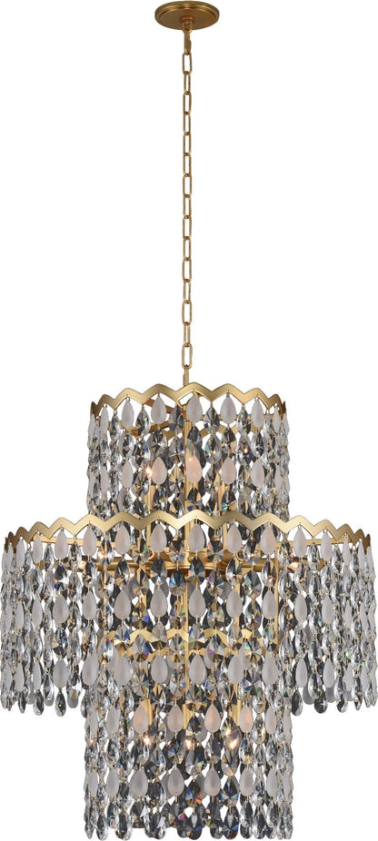 Caretta Pendant, Antique Brass, 27"By KALCO LIGHTING