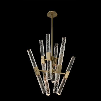 Allegri 034970-FR001 Apollo 16 Light 26"W LED Abstract Chandelier - ChromeBy Allegri Crystal by Kalco Lighting