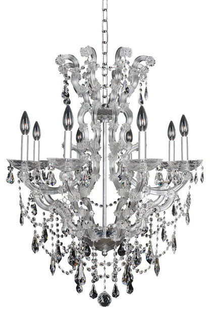 Brahms 8 Light ChandelierBy Allegri Crystal by Kalco Lighting