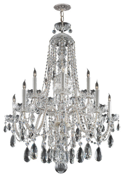 Traditional Crystal 10 Light Spectra Crystal Chrome ChandelierBy Crystorama Lighting