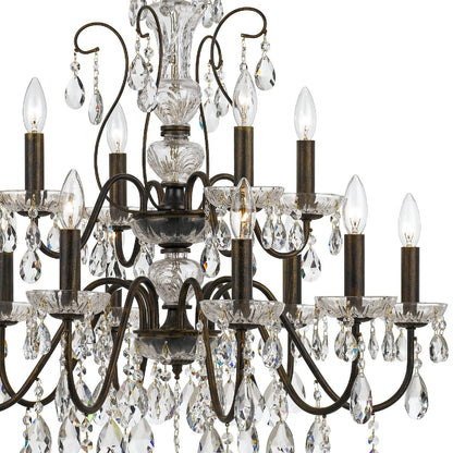 Crystorama Lighting Group 3029-CL-S Butler 12 Light 29"W Crystal - EnglishBy Crystorama Lighting