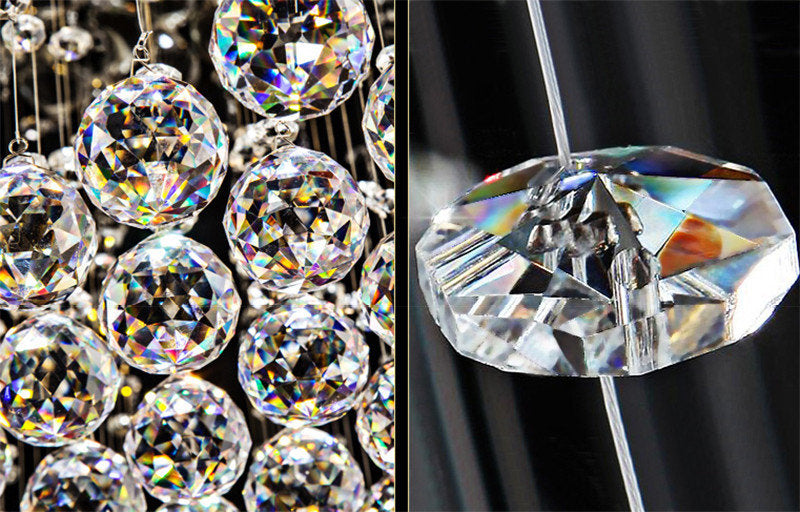 Agropoli | Luxury Rectangle LED Crystal Lamp for Dining Room, L47.2xw9.8xh39.4", Cool LightBy Miron Demid LLC