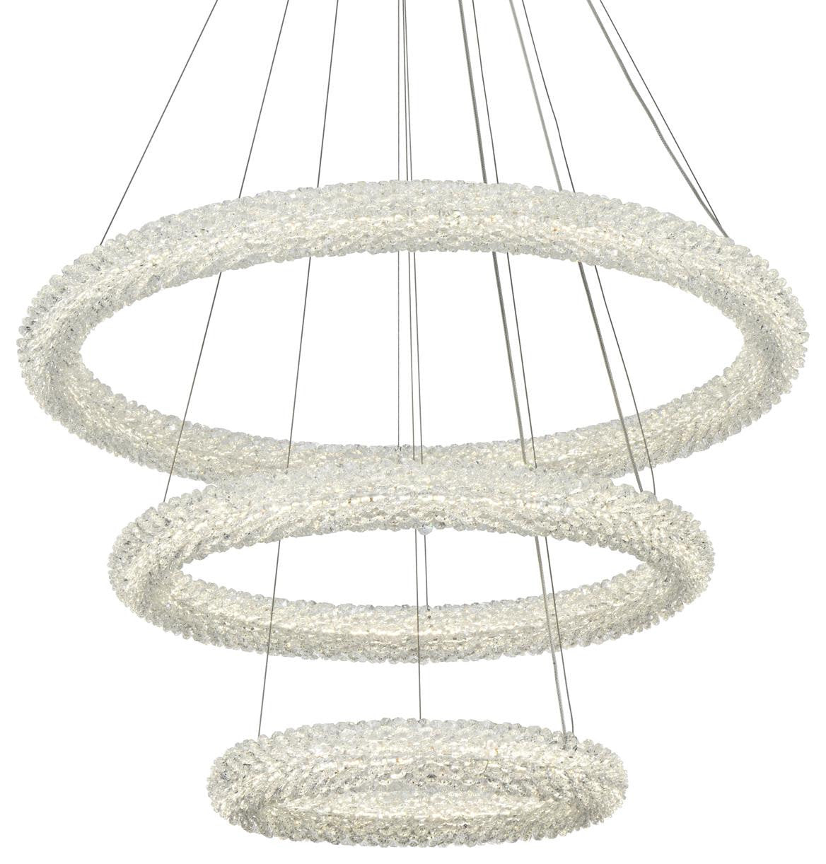 Bowen 3 Light Chandelier, ChromeBy Elegant Furniture & Lighting