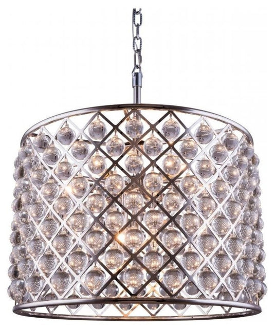 Elegant 1204 Madison Collection Chandelier, Polished NickelBy Elegant Furniture & Lighting