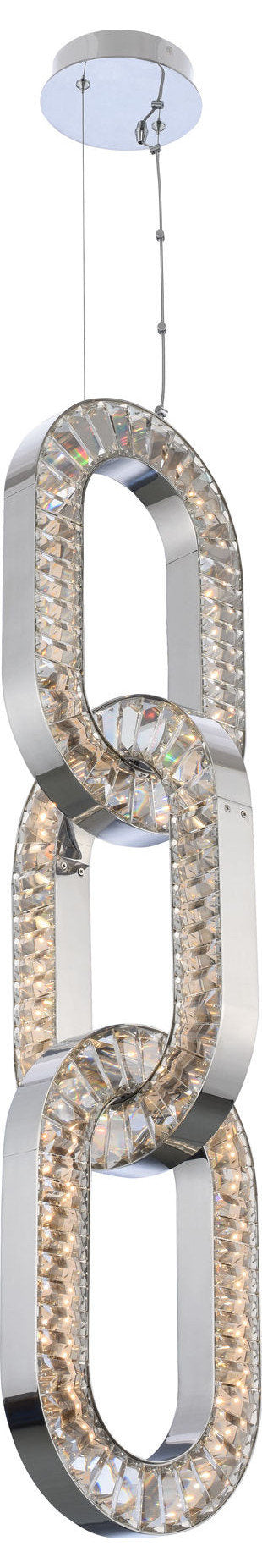 Catena Foyer, Chrome, VerticalBy KALCO LIGHTING