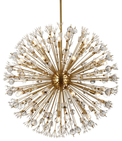 Elegant Lighting 2500D44 Vera 32 Light 44"W Crystal Sputnik - GoldBy Elegant Furniture & Lighting