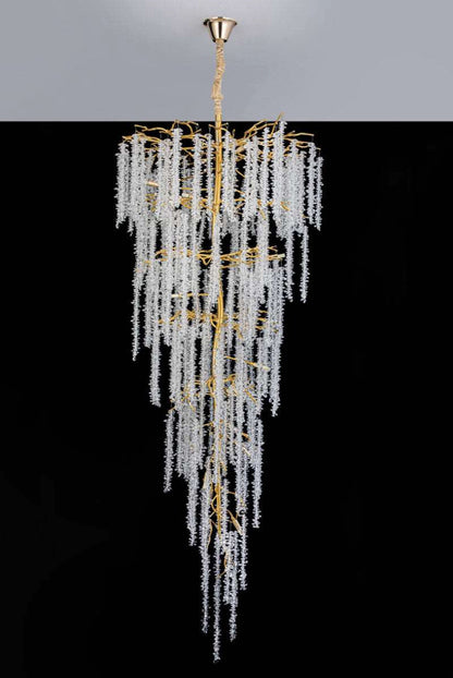 Albero Crystal Foyer ChandelierBy Morsale.com