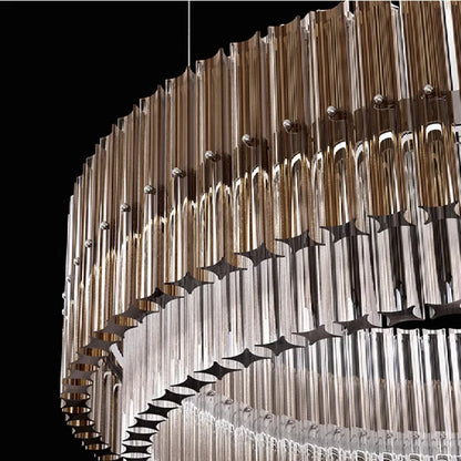 Cagnano Varano | Elegant Large Luxury Gold Crystal Chandelier, Gold, Dia80, Warm LightBy Miron Demid LLC
