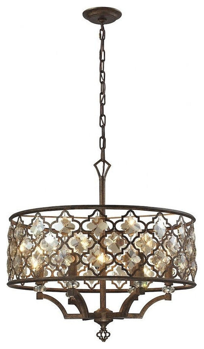 Six Light Chandelier - Chandelier - 2499-BEL-1795215 - Bailey Street HomeBy Bailey Street Home