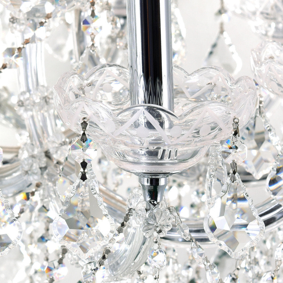 Maria Theresa Up Chandelier, 42"By CWI Lighting