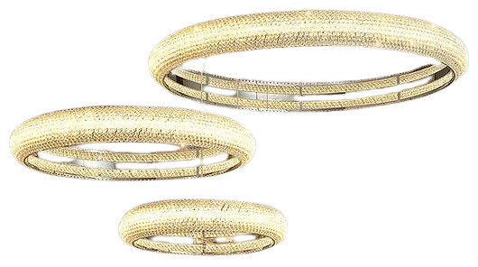Bergamo 3-Ring Crystal ChandelierBy Morsale.com