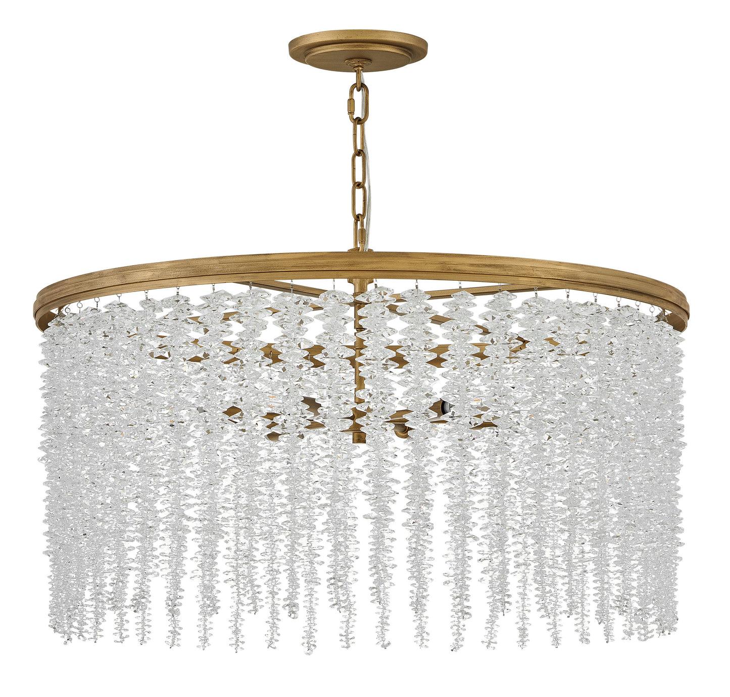 Fredrick Ramond Rubina Medium Convertible Chandelier, Burnished GoldBy Hinkley