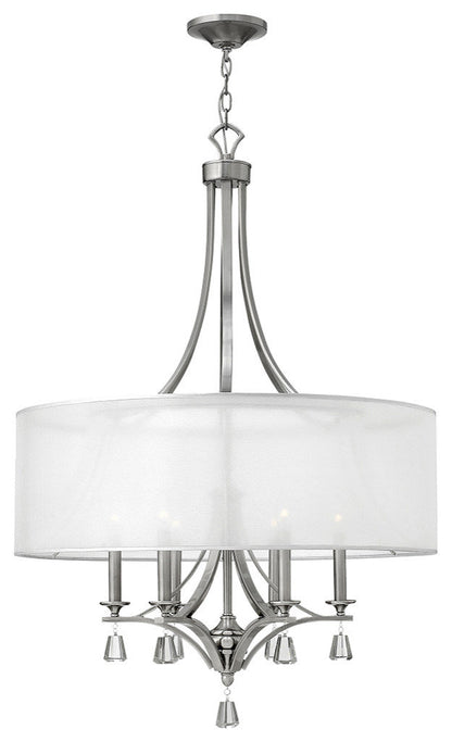 Fredrick Ramond Mime Medium Drum, Brushed Nickel*By Hinkley