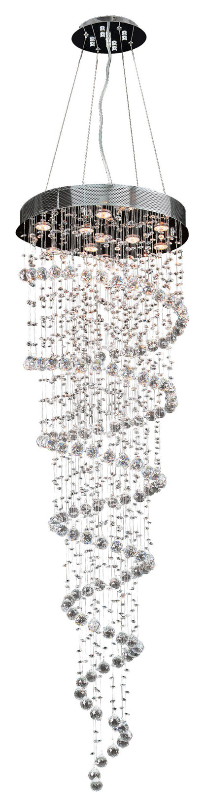 Artistry Lighting Galaxy Spiral Crystal Chandelier, 24x72By Artistry Lighting