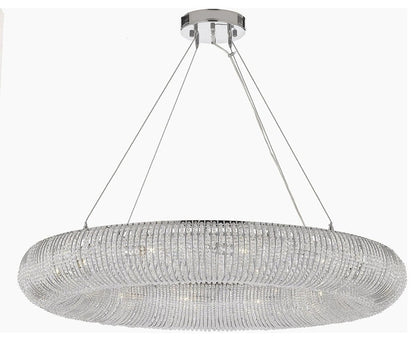 Crystal Ring Chandelier Modern Contemporary Lighting Floating Orb ChandelierBy HarrisonLane510