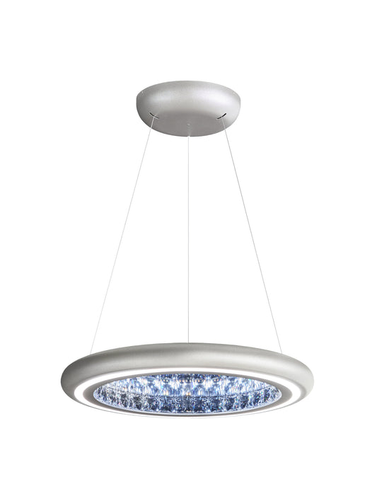 Schonbek Mfc201N-Si1S 1 Light Crystal Pendant, Glimmer SilverBy Schonbek