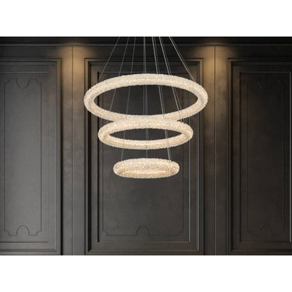 Bowen 3 Light Chandelier, Satin GoldBy Elegant Furniture & Lighting