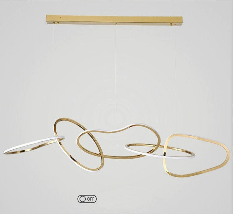 Creative design gold chandelier for living room, dining room, bedroom, office, Style BBy Miron Demid LLC