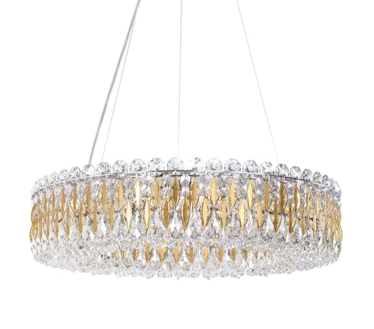 Schonbek Rs8343N-22S 12 Light Crystal Pendant, Heirloom GoldBy Schonbek