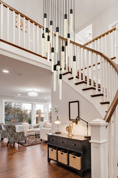 Elegant 2066G30BK Weston 16 Lights Pendant, BlackBy Elegant Furniture & Lighting