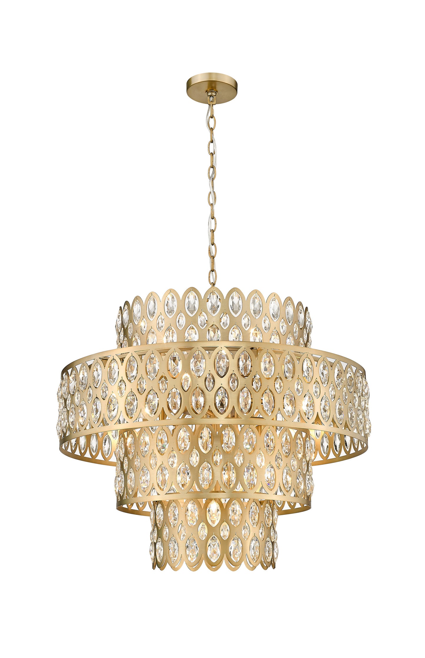 Dealey 13 Light Pendant Lighting, Heirloom BrassBy Z-LIte