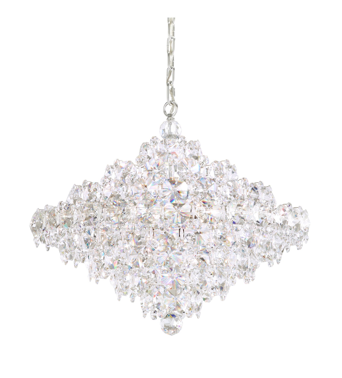 Schonbek Bn1024N-401S 12 Light Crystal Pendant, Polished Stainless SteelBy Schonbek
