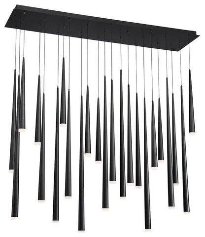 Modern Forms PD-41823L Cascade 23 Light 54"W LED Crystal Linear - Aged BrassBy Modern Forms