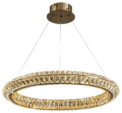 Bacci Crystal Modern Ceiling Light FixtureBy Morsale.com