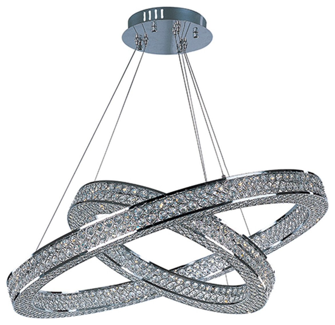 Maxim Eternity LED Eternity 2-Tier LED Pendant 39777BCPC - Polished ChromeBy Maxim Lighting International