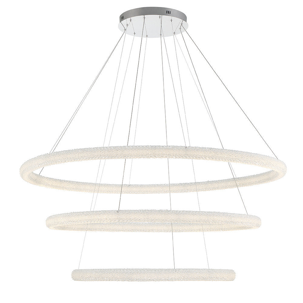 Sassi 1-Light Chandelier, ChromeBy Eurofase Lighting