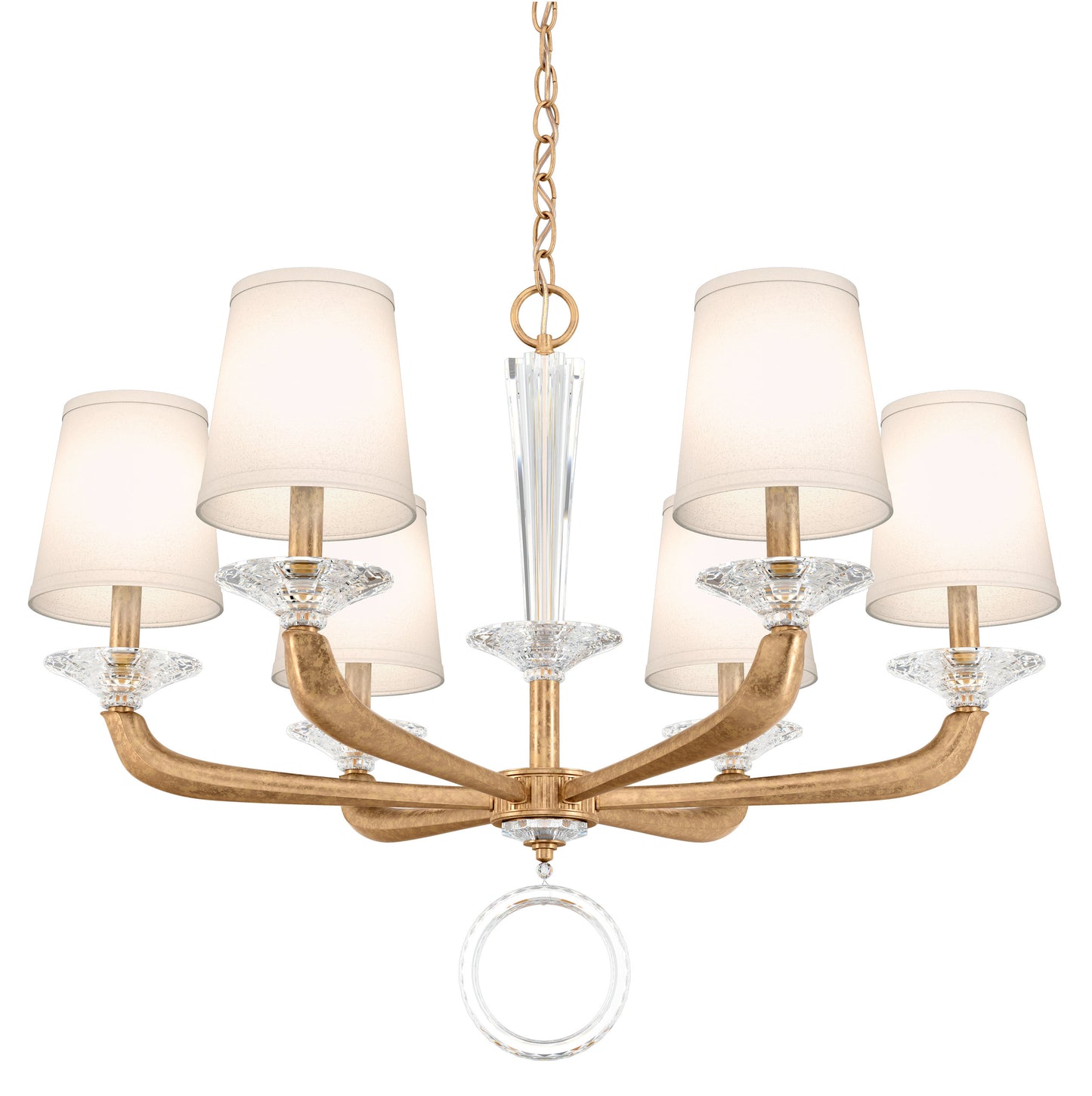 Schonbek Ma1006N-26O 6 Light Crystal Chandelier, French GoldBy Schonbek