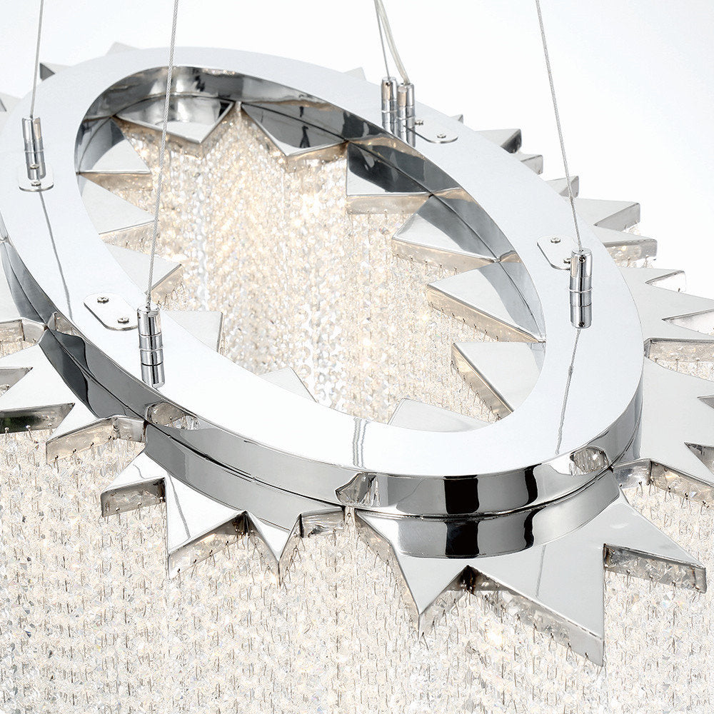 Cohen 18-Light Chandelier in ChromeBy Eurofase Lighting