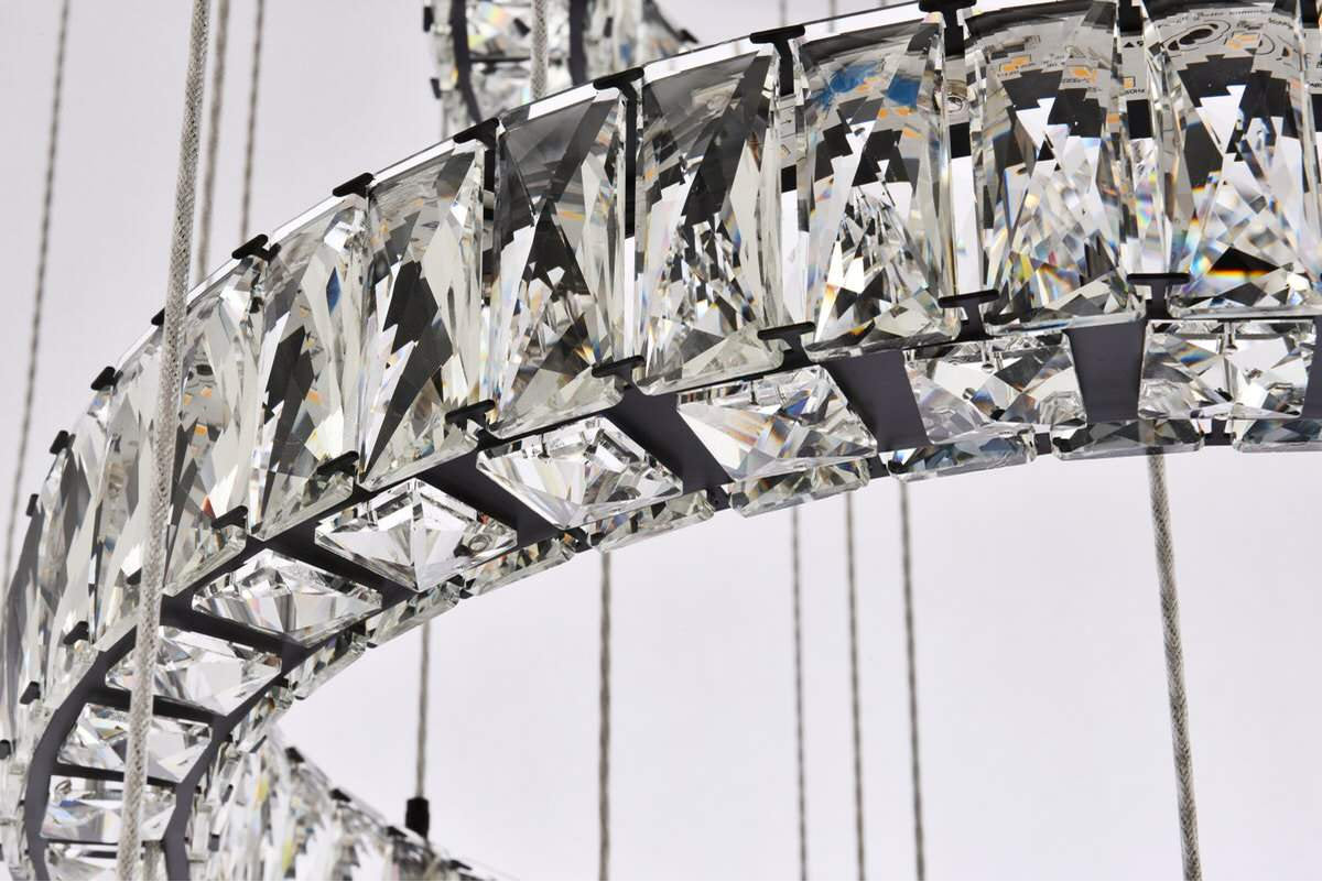 Modern Black 7-Light ChandelierBy Home Living