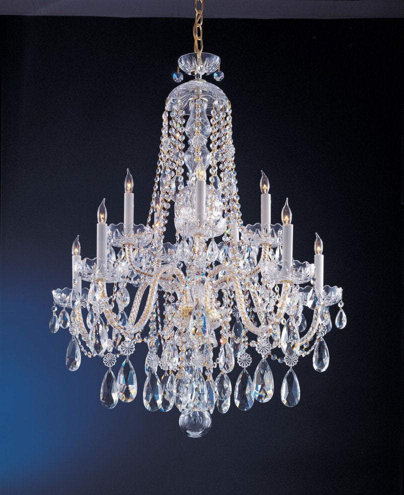 Crystorama 1110-PB-CL-S Traditional Crystal - Five Light ChandelierBy Crystorama Lighting
