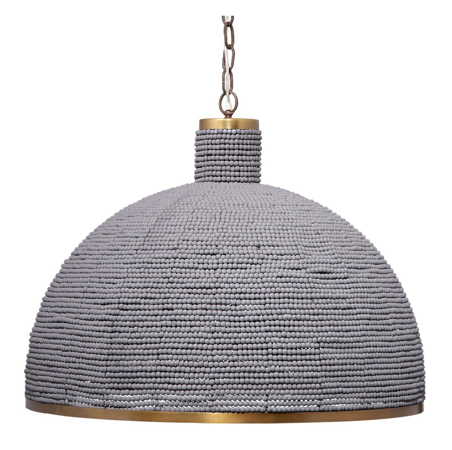 Big Sur 1-Light Beaded Slate Blue ChandelierBy Jamie Young Company
