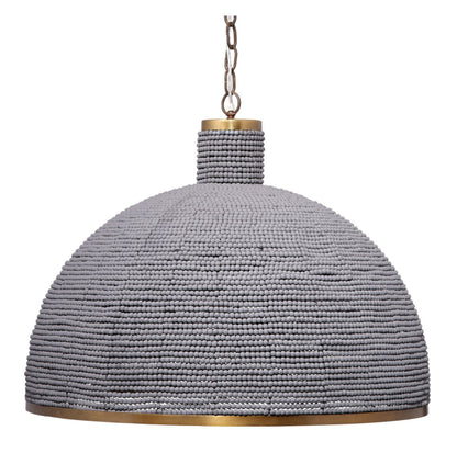 Big Sur 1-Light Beaded Slate Blue ChandelierBy Jamie Young Company