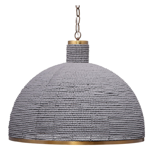 Big Sur 1-Light Beaded Slate Blue ChandelierBy Jamie Young Company