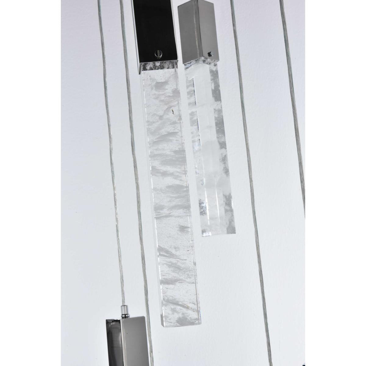 Aurora 9 Light Pendant, ChromeBy Elegant Furniture & Lighting