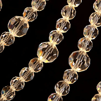 Golfe-Juan | Stunning Large Crystal Ceiling Chandelier, 31.5"By Miron Demid LLC