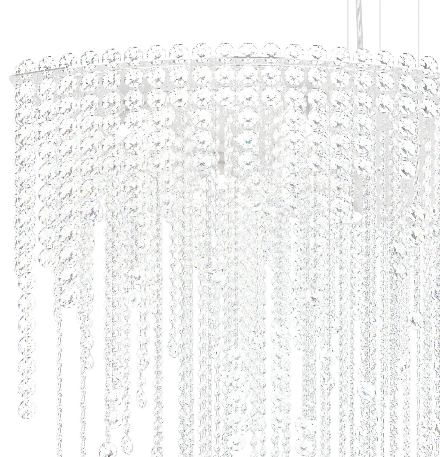 Schonbek Ch4811N-401H 8 Light Crystal Pendant, Polished Stainless SteelBy Schonbek