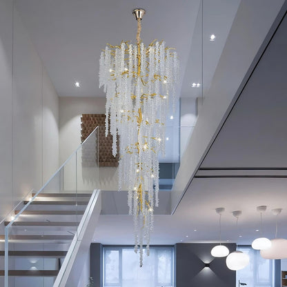 Albero Crystal Foyer ChandelierBy Morsale.com