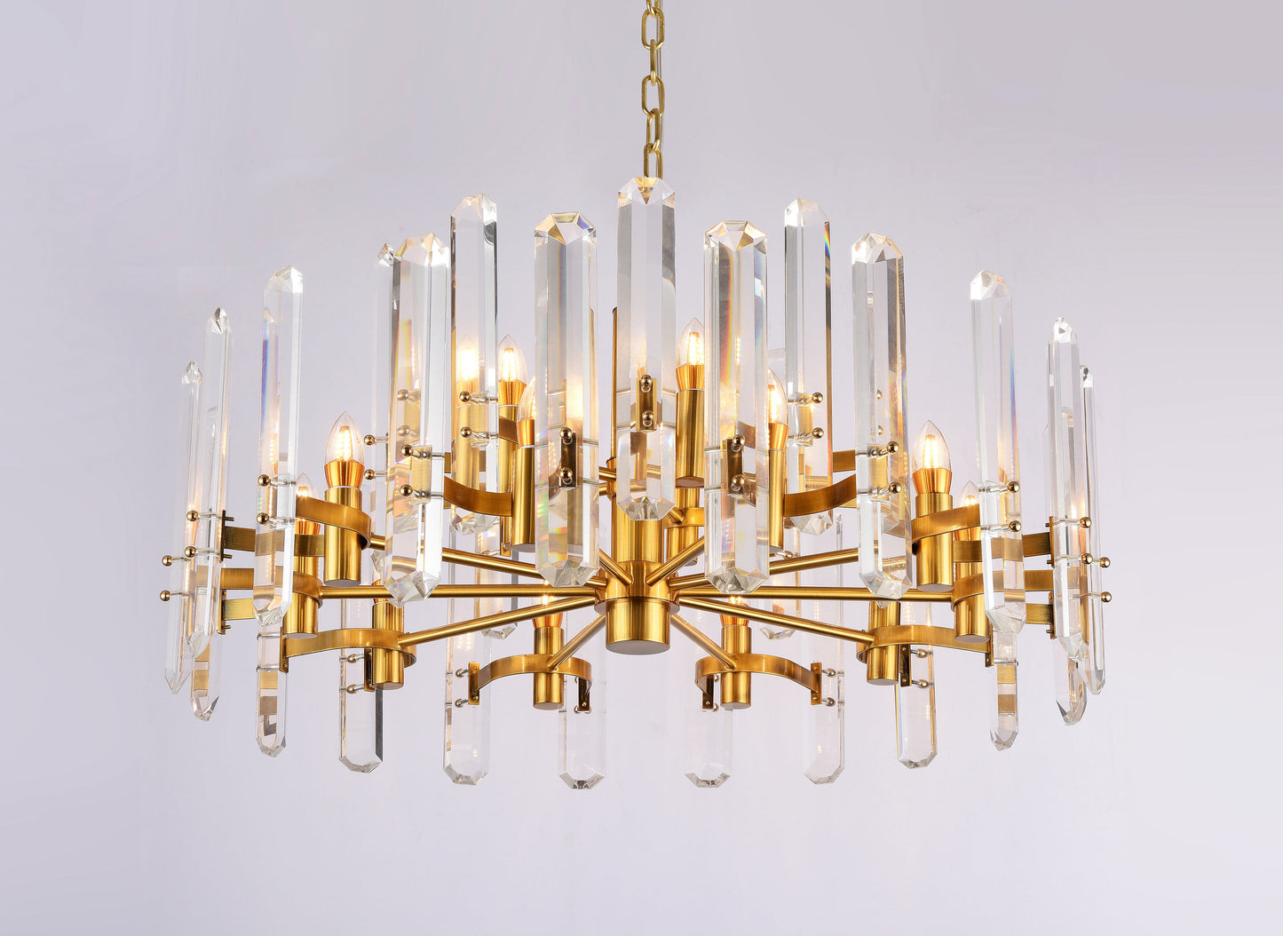 BETHEL INTERNATIONAL MU56C25G 12-Light Chandelier,GoldBy Bethel Intl.