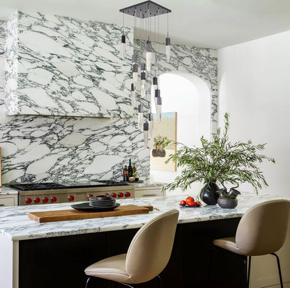 Multi Crystal Cascade ChandelierBy Design Living