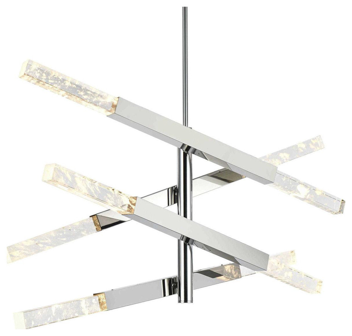 Ari 8 Light Pendant, ChromeBy Elegant Furniture & Lighting