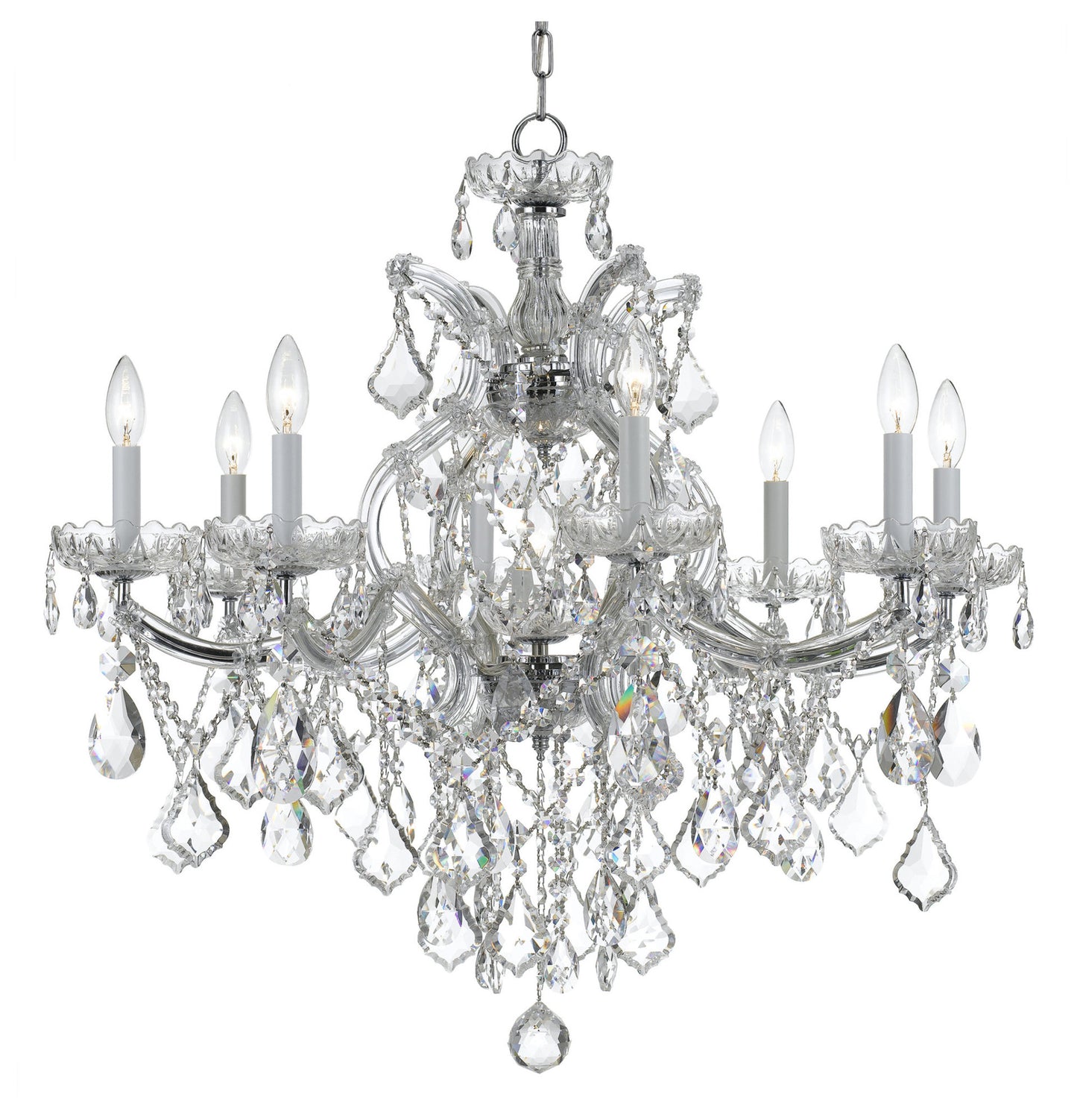 Crystorama Lighting Group 4409-CL-S Maria Theresa 9 Light 28"W - PolishedBy Crystorama Lighting